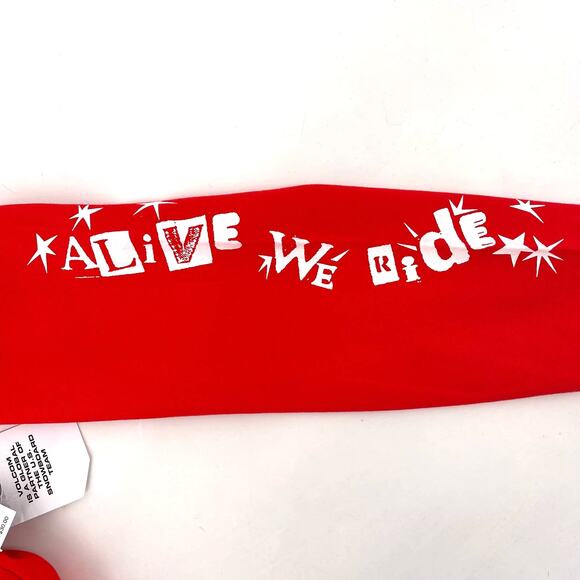 Volcom US Snowboard Team Red T-Shirt ALIVE WE RIDE Womens Size Medium - Picture 5 of 10